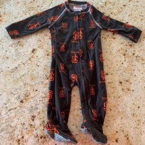 SF Giants Onesie with Feet 6-9M (Gen2)